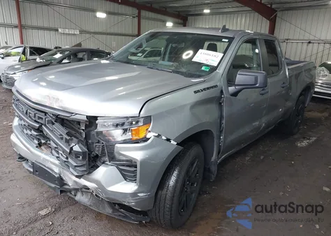 2023 Chevrolet Silverado 1500 2Wd Standard Bed Custom из США, поврежденный, VIN 1GCRABEK3PZ208535